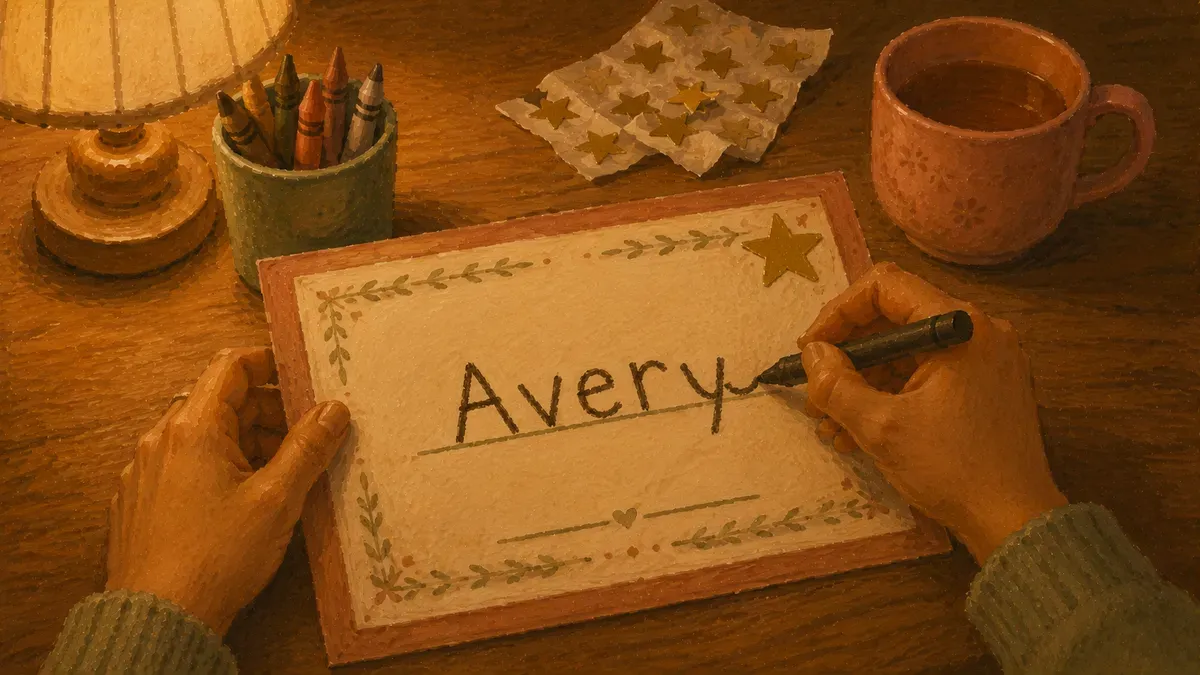 Printable potty training certificate with a toddler's name and a gold star